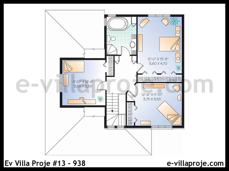 Model 13-938 — 196 m², 2 storeys thumbnail 3