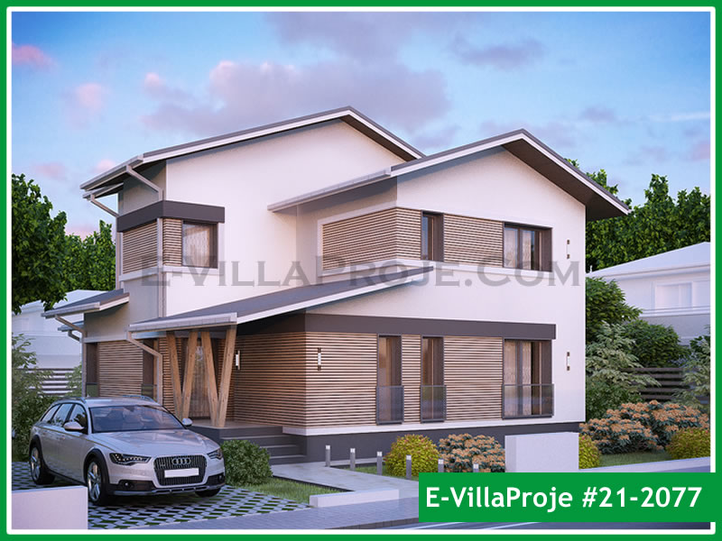 Model 21-2077 — 196 m², 2 storeys - 21-2077