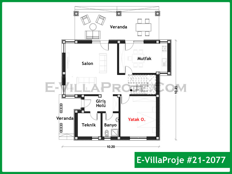 Model 21-2077 — 196 m², 2 storeys thumbnail 2