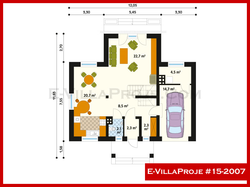 Model 15-2007 — 197 m², 2 storeys thumbnail 2