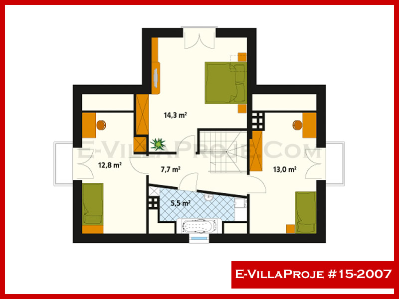 Model 15-2007 — 197 m², 2 storeys thumbnail 3