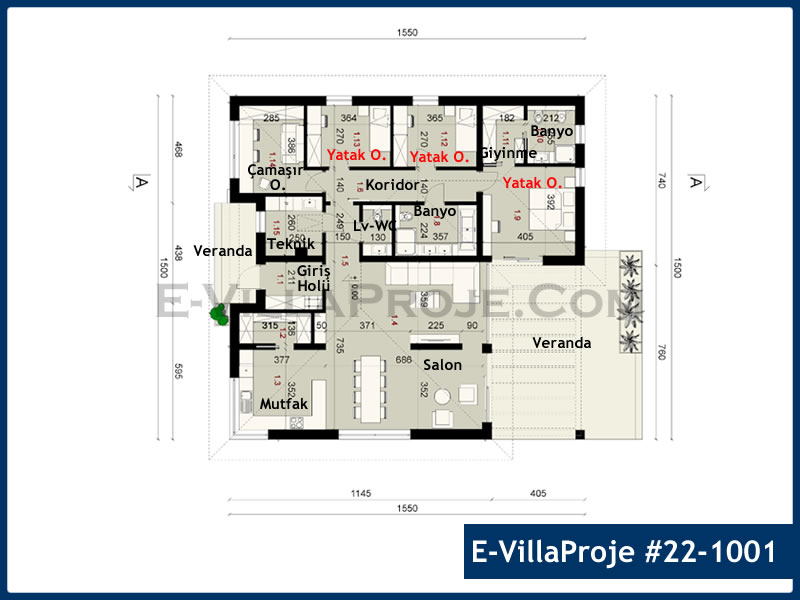 Model 22-1001 — 197 m², 1 storey thumbnail 2