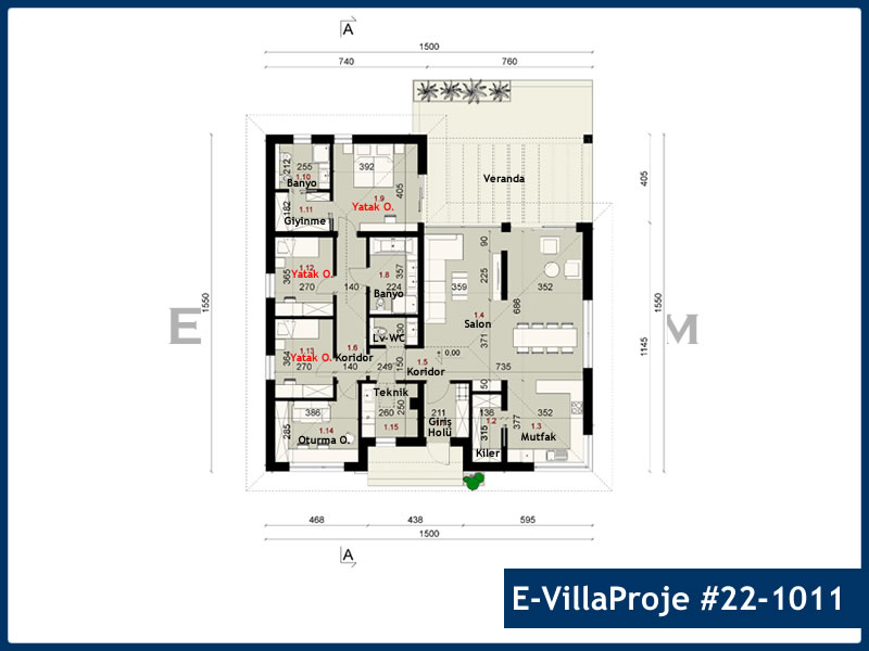 Model 22-1011 — 197 m², 1 storey thumbnail 2