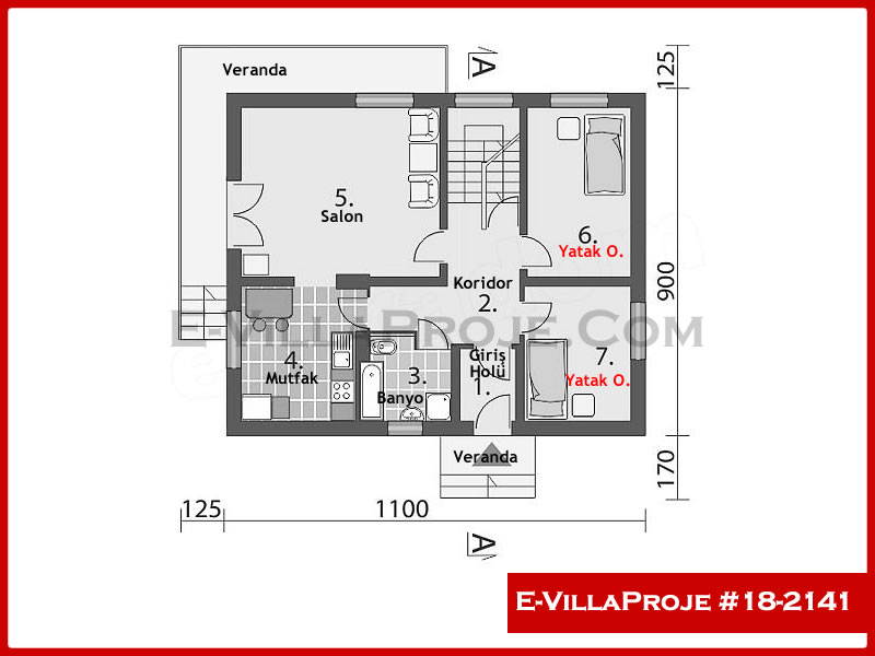 Modell 18-2141 — 198 m², 2 Geschosse thumbnail 2
