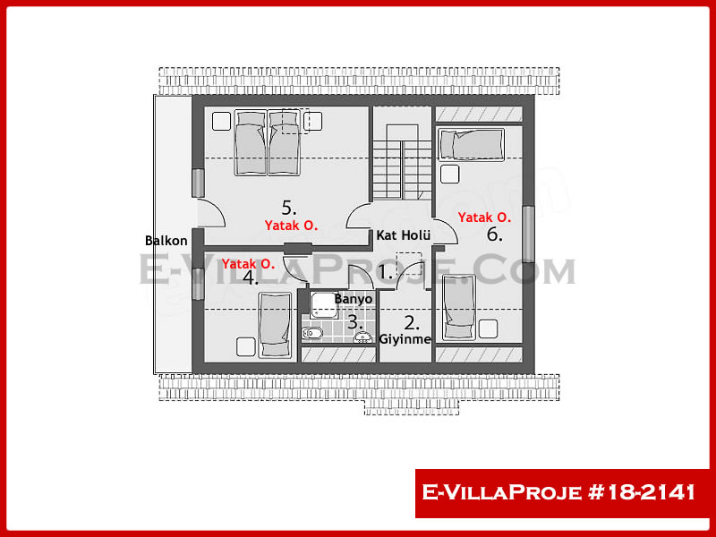 Modell 18-2141 — 198 m², 2 Geschosse thumbnail 3