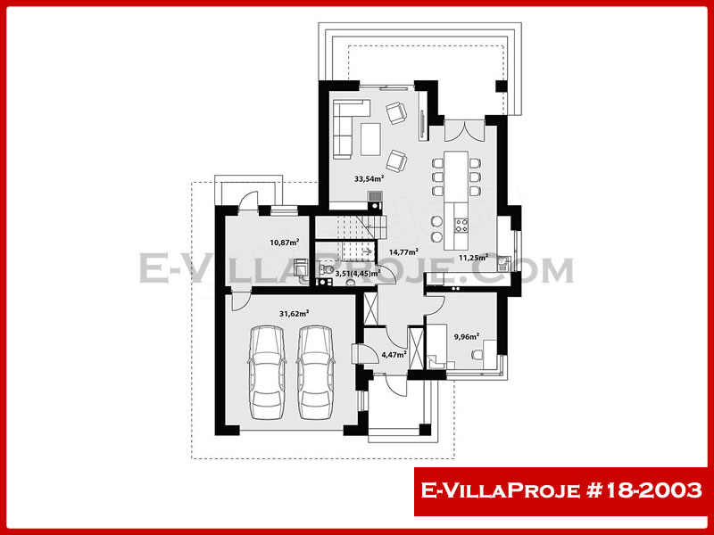 Model 18-2003 — 199 m², 2 storeys thumbnail 2