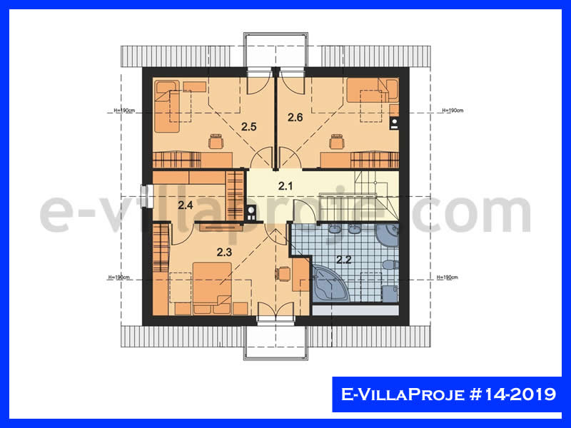 Model 14-2019 — 199 m², 2 storeys thumbnail 3