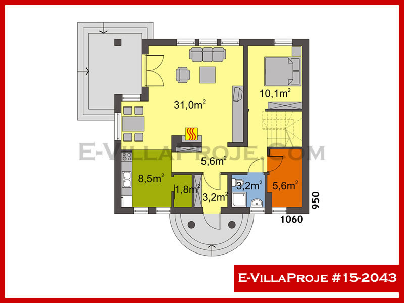 Model 15-2043 — 200 m², 2 storeys thumbnail 2