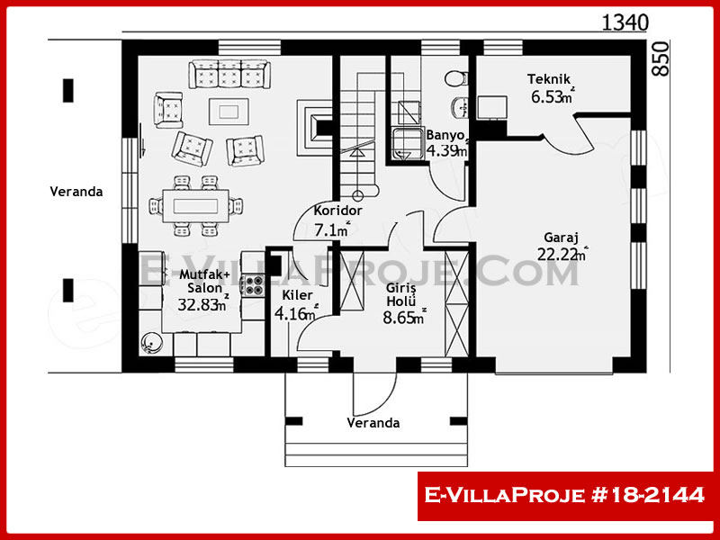 Model 18-2144 — 200 m², 2 storeys thumbnail 2