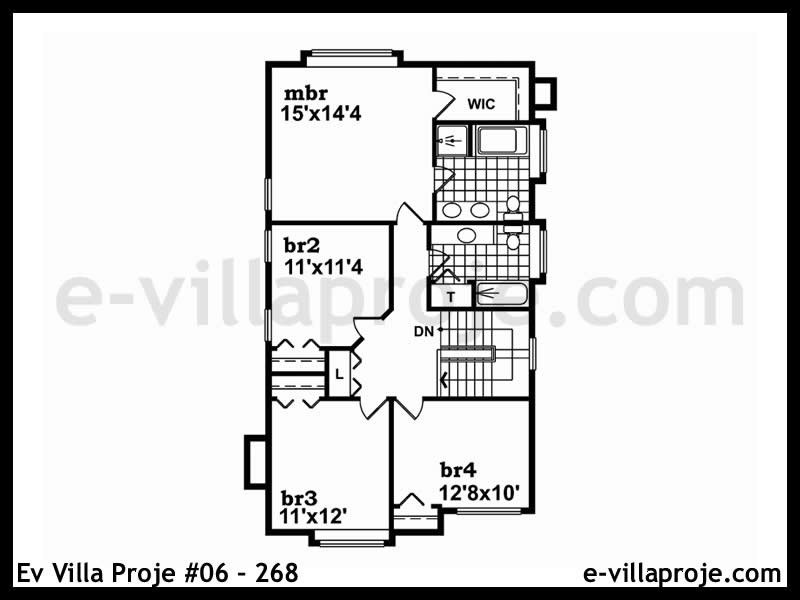 Model 06-268 — 200 m², 2 storeys thumbnail 3