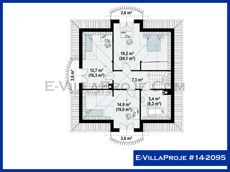 Model 14-2095 — 200 m², 2 storeys thumbnail 3