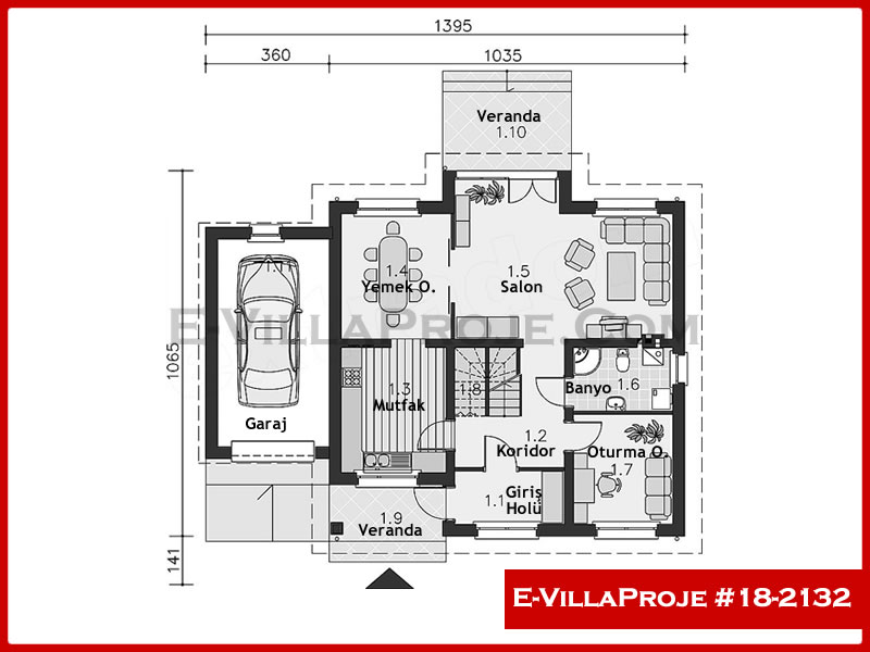 Model 18-2132 — 200 m², 2 storeys thumbnail 2