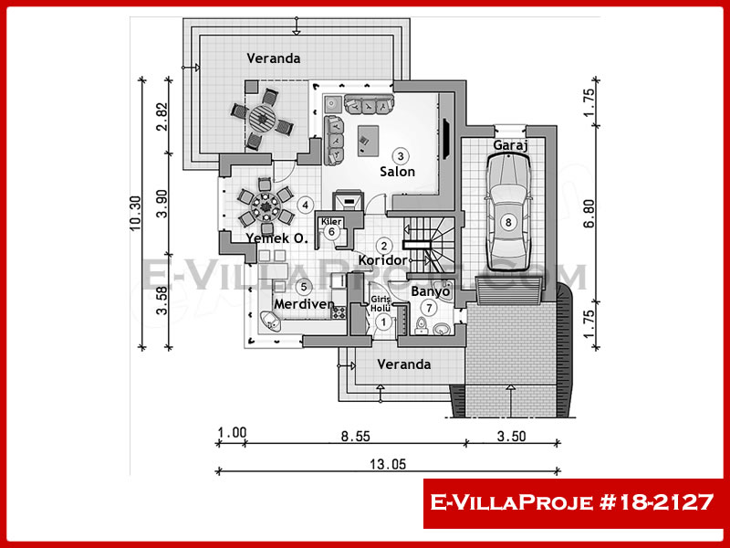 Model 18-2127 — 201 m², 2 storeys thumbnail 2