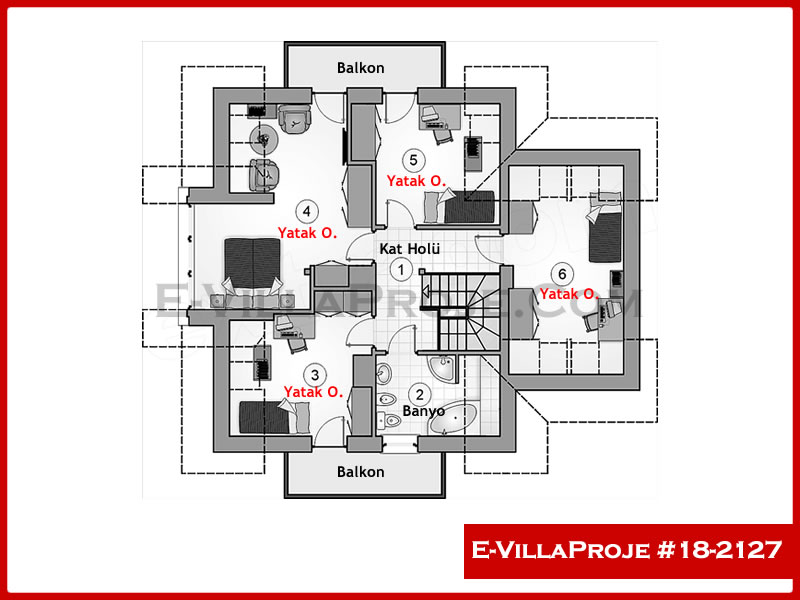 Model 18-2127 — 201 m², 2 storeys thumbnail 3