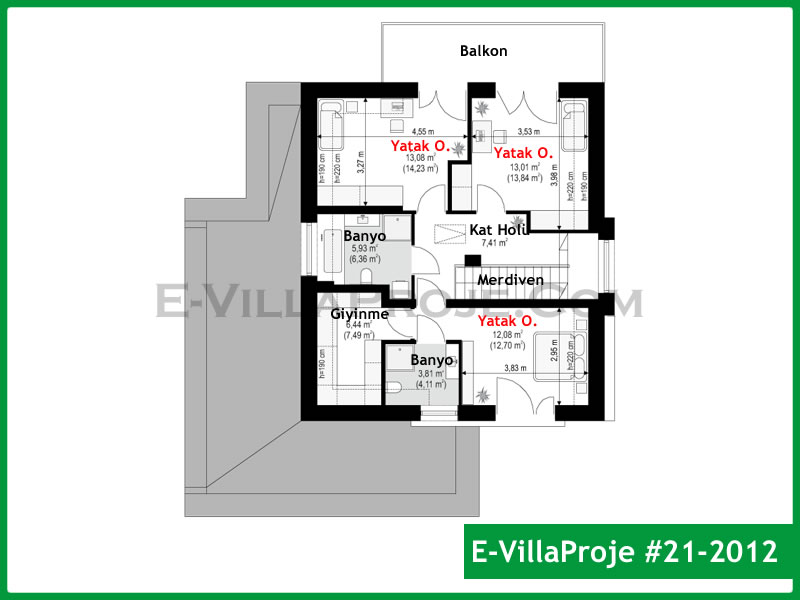 Model 21-2013 — 201 m², 2 storeys thumbnail 3