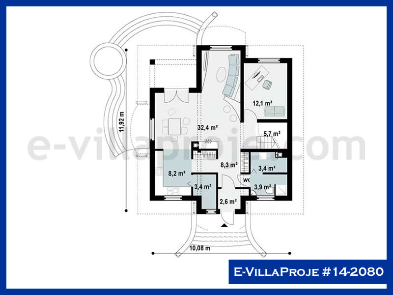 Model 14-2080 — 202 m², 2 storeys thumbnail 2