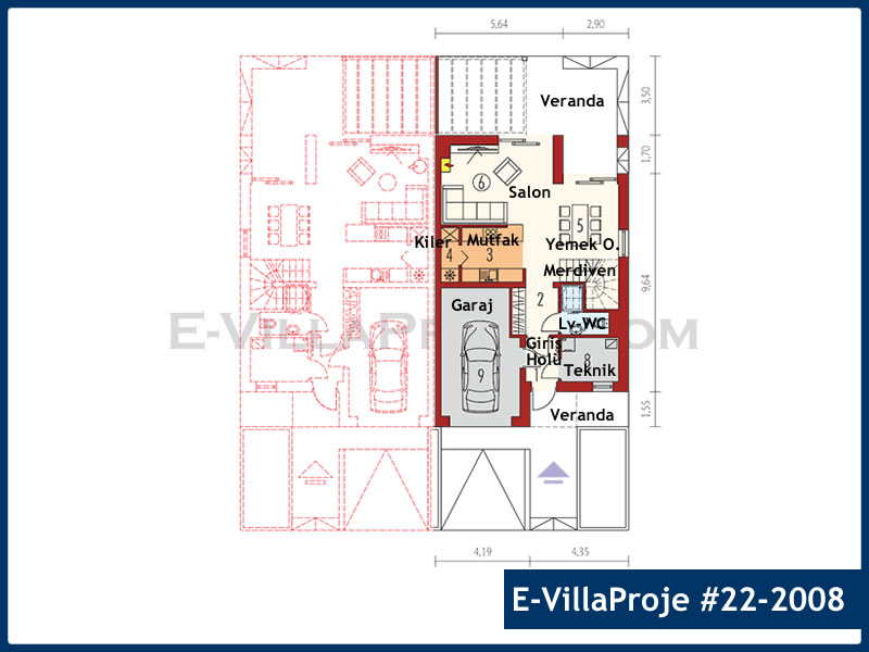 Model 22-2008 — 202 m², 2 storeys thumbnail 2