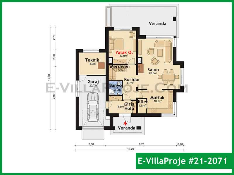 Model 21-2071 — 202 m², 2 storeys thumbnail 2