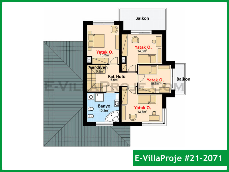Model 21-2071 — 202 m², 2 storeys thumbnail 3