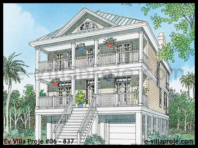 Model 06-837 — 202 m², 3 storeys - 06-837