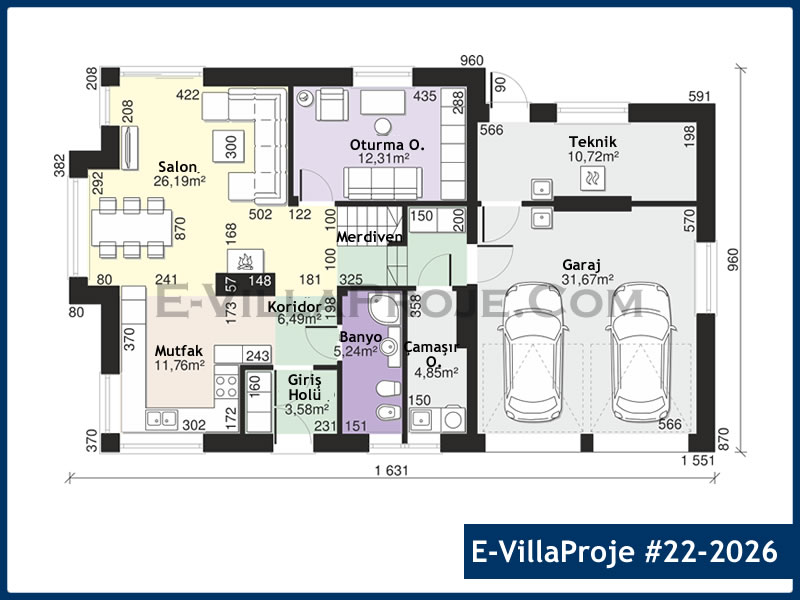 Model 22-2026 — 203 m², 2 storeys thumbnail 2