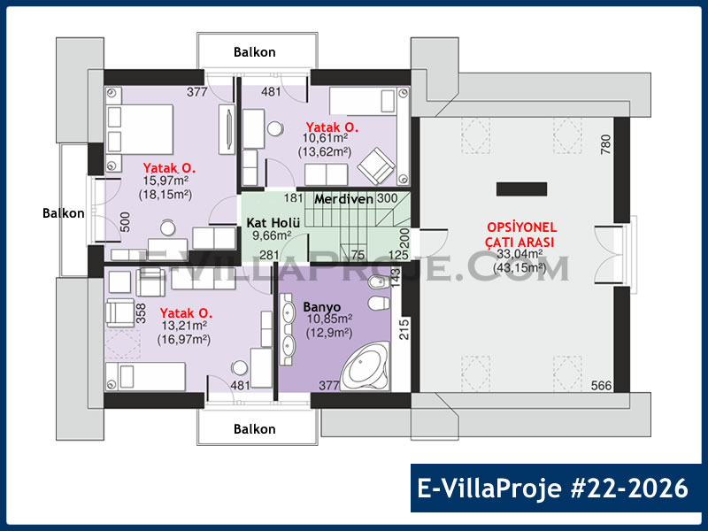 Model 22-2026 — 203 m², 2 storeys thumbnail 3