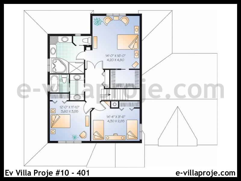 Model 10-401 — 203 m², 2 Kat thumbnail 3