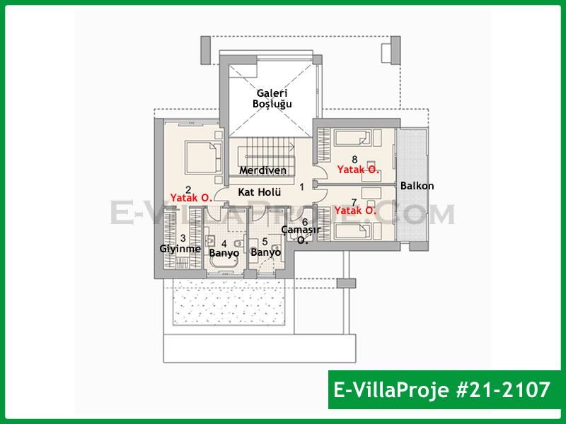 Model 21-2107 — 203 m², 2 storeys thumbnail 3
