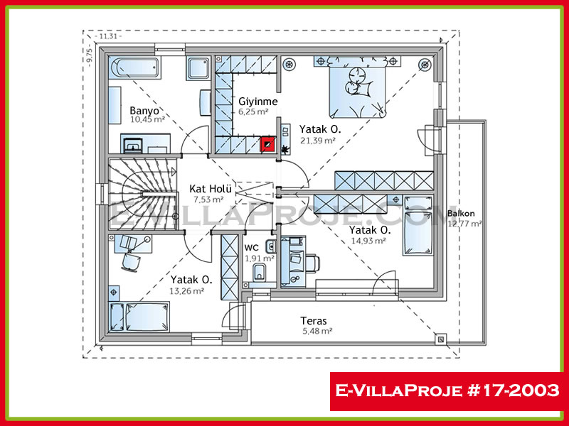 Model 17-2003 — 203 m², 2 storeys thumbnail 3