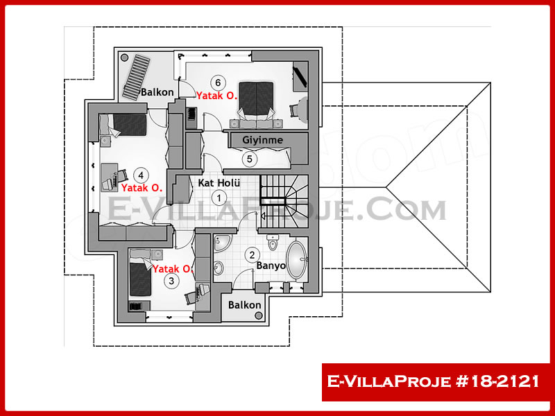 Model 18-2121 — 204 m², 2 storeys thumbnail 3