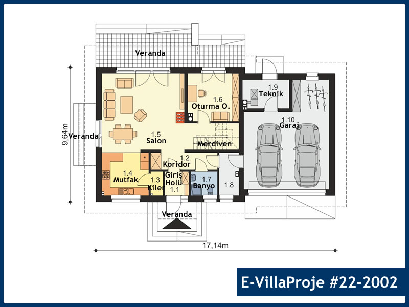 Model 22-2002 — 204 m², 2 storeys thumbnail 2