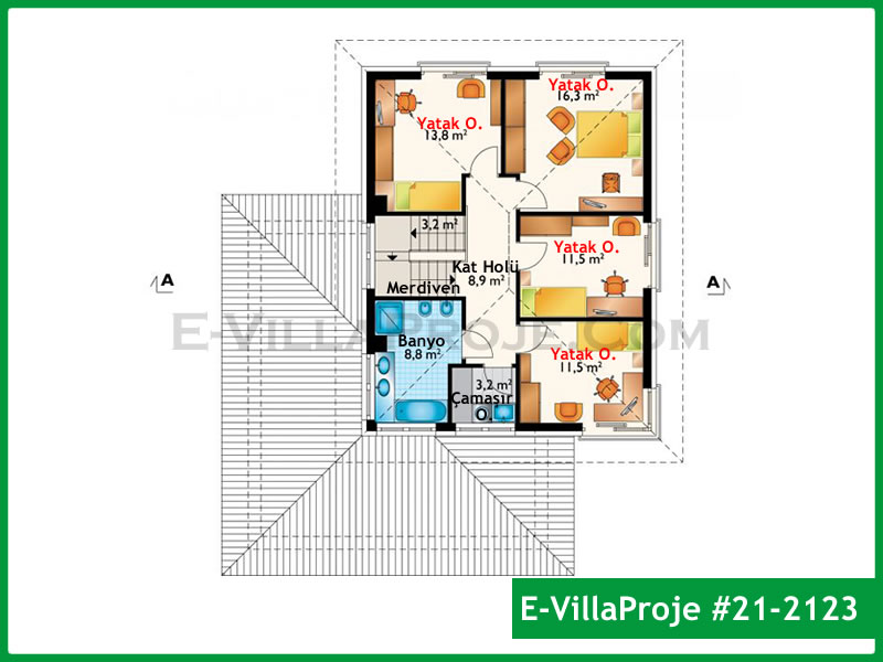 Model 21-2123 — 204 m², 2 storeys thumbnail 3