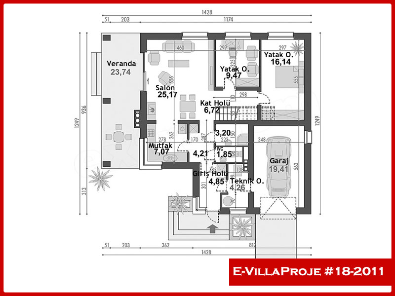 Model 18-2011 — 204 m², 2 storeys thumbnail 2