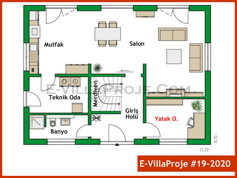 Model 19-2020 — 204 m², 2 Kat thumbnail 2