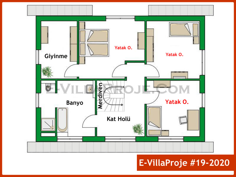 Model 19-2020 — 204 m², 2 Kat thumbnail 3