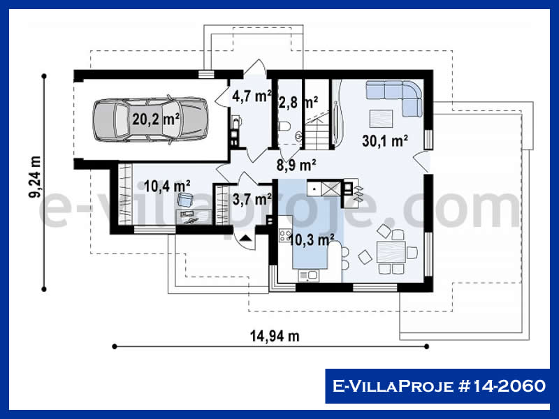 Model 14-2060 — 205 m², 2 Kat thumbnail 2