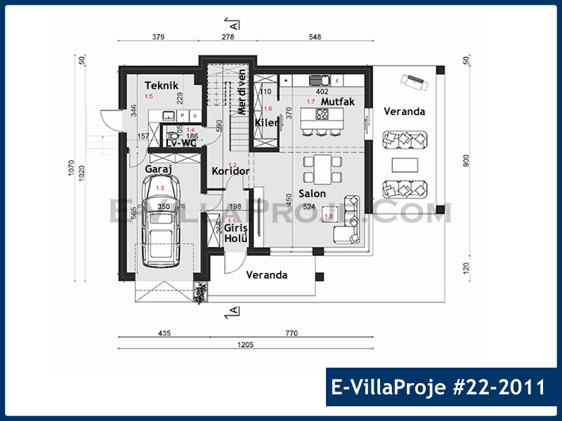 Model 22-2011 — 206 m², 2 storeys thumbnail 2