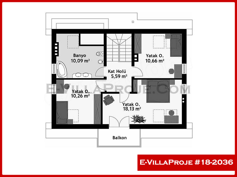 Model 18-2036 — 206 m², 2 storeys thumbnail 3