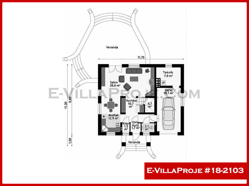 Model 18-2103 — 206 m², 2 storeys thumbnail 2