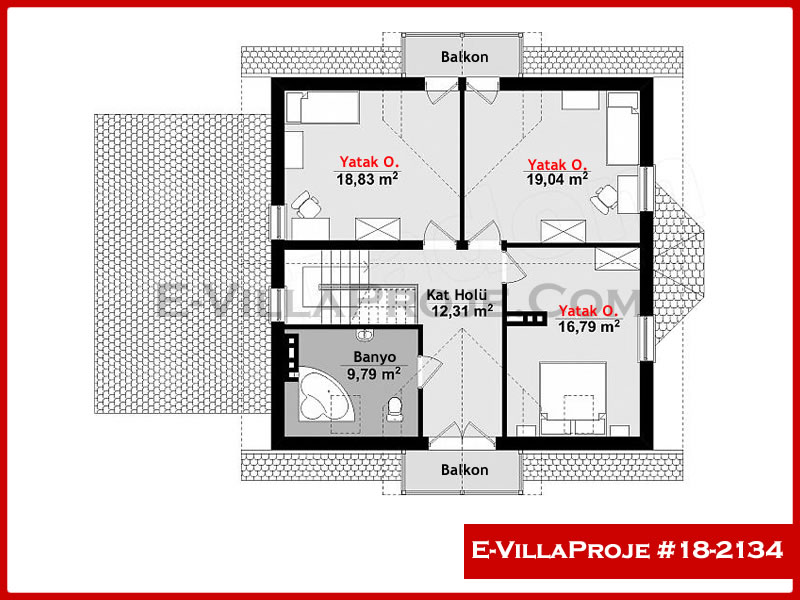 Model 18-2134 — 206 m², 2 storeys thumbnail 3