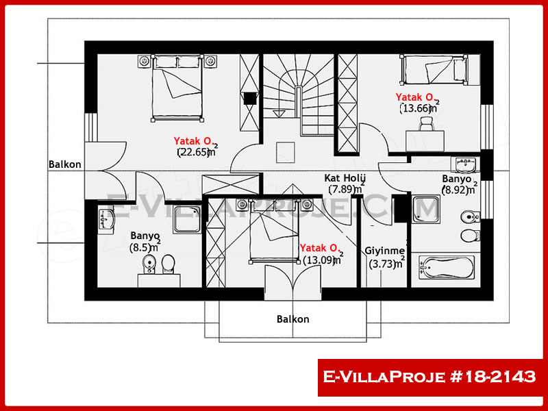 Model 18-2143 — 207 m², 2 storeys thumbnail 3