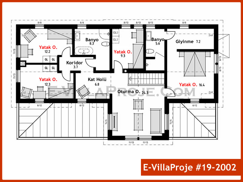 Model 19-2002 — 207 m², 2 storeys thumbnail 3