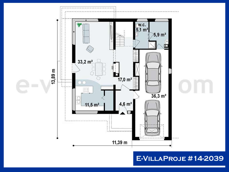 Model 14-2039 — 207 m², 2 storeys thumbnail 2