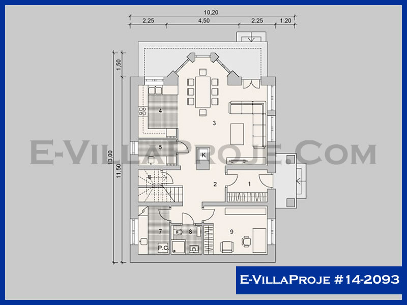 Model 14-2093 — 207 m², 2 storeys thumbnail 2