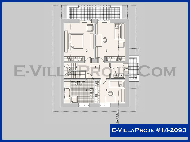 Model 14-2093 — 207 m², 2 storeys thumbnail 3