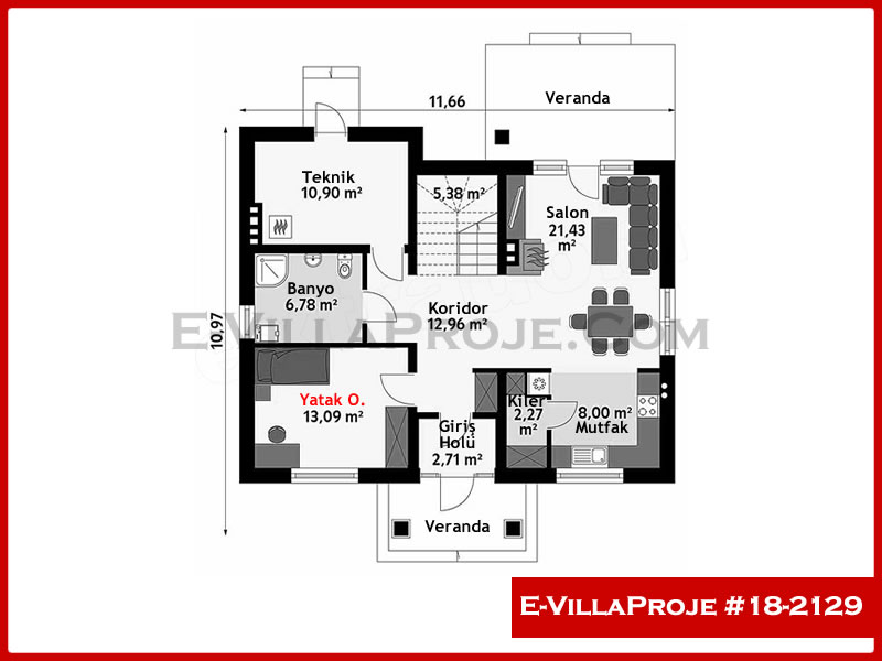 Model 18-2129 — 207 m², 2 Kat thumbnail 2