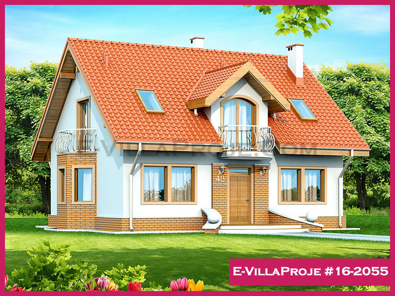 Model 16-2055 — 208 m², 2 storeys - 16-2055