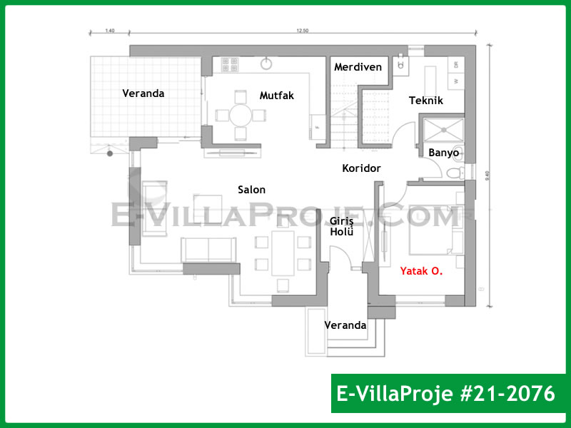 Model 21-2076 — 208 m², 2 storeys thumbnail 2