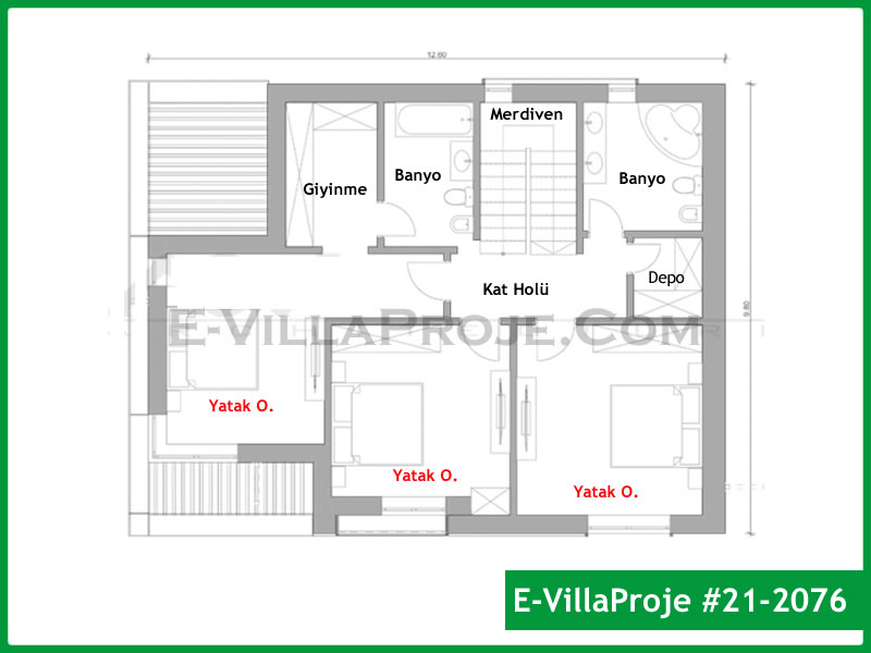 Model 21-2076 — 208 m², 2 storeys thumbnail 3