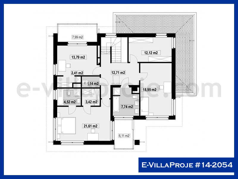 Model 14-2054 — 210 m², 2 storeys thumbnail 3